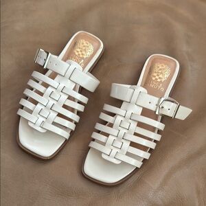 Vince Camuto White Sandals